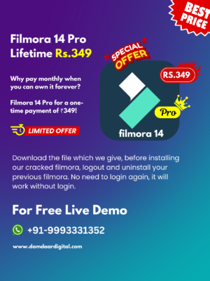 Filmora Pro 14 Lifetime Access